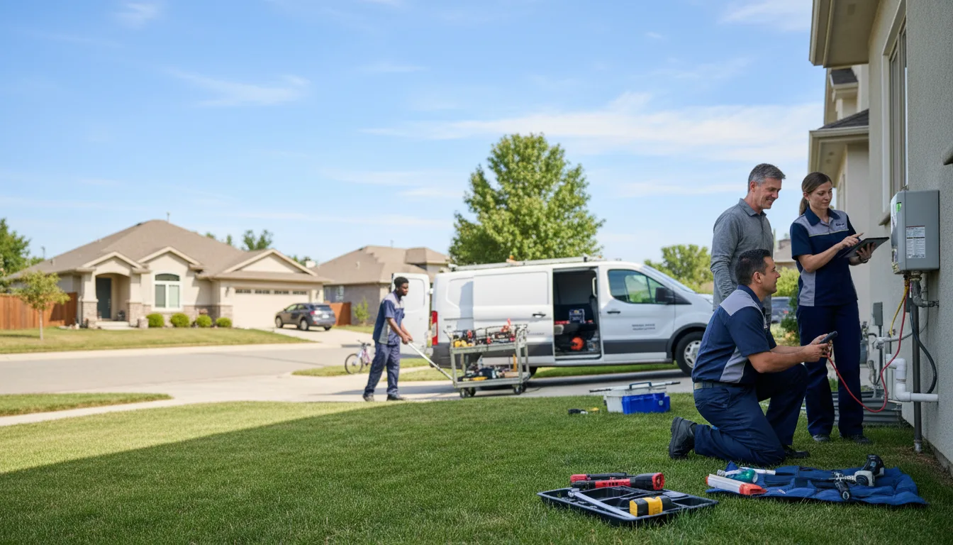 Tankless water heater service in Campbell, TX